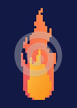 Pixel fire concept