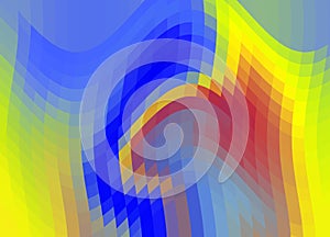 pixel mosaic tile. Rainbow gradient background. Geometric pattern, texture background.