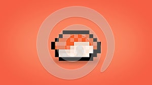 Pixel nigiri sushi wallpaper - 4k background