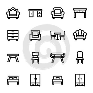 [Pixel Perfect] Furniture Icon Set 16