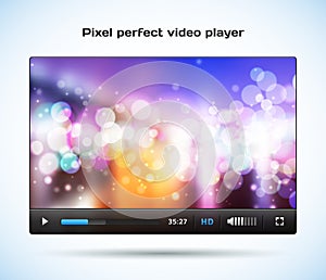 Pixel perfect video player for web.