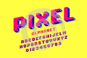 Pixel style font