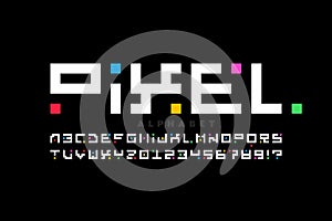 Pixel style font