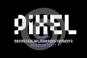 Pixel style font