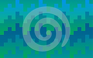Pixel vector blue knit pattern background