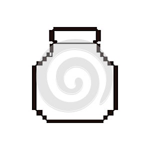 Pixel video game bottle potion