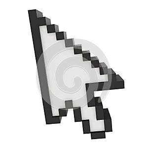 Pixelated cursor