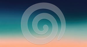 Pixelated gradient of deep blue to warm peach sky