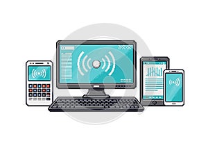 Are arranged side by side on a white background, emphasizing