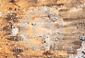 Pixeled background texture on wood