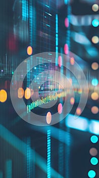 Pixelized return on equity graph showing historical data for investors.