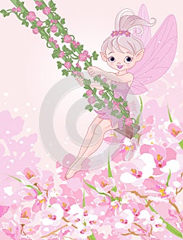 Pixy Fairy on a Swing