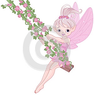 Pixy Fairy on a Swing photo