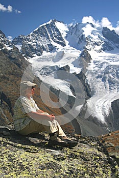 Piz Bernina, Piz Scerscen