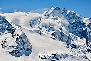 Piz Bernina in Switzerland