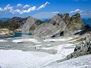 Pizol Gletchcer in Switzerland Alps