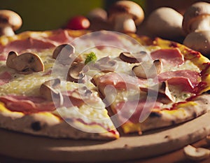 Pizza 3D render