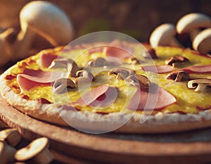 Pizza 3D render