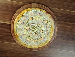 Pizza ai frutti di mare photo