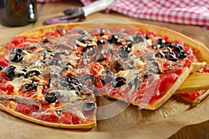 Pizza with anchovies