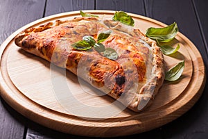 The Pizza calzone photo