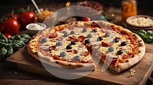 pizza, cheese pizza pizza background wood pizza isolated