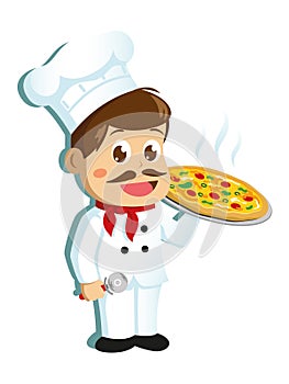 Pizza Chef Character