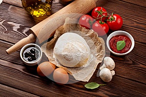 Pizza cooking ingredients