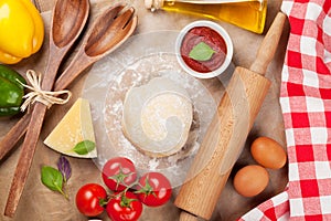 Pizza cooking ingredients