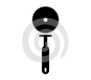 Pizza cutter icon