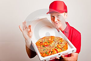 Pizza Delivery Boy