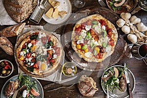 Pizza food photography recipe idea