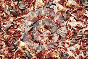 Pizza food texture background
