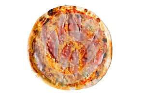 Pizza ham and cheese