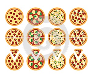 Pizza icons