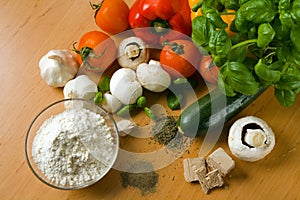 Pizza ingredients