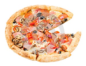 Pizza isolated