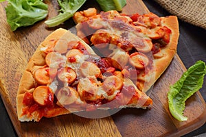 Pizza is Italain food. photo