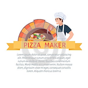 Pizza maker label