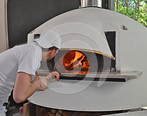 Pizza man portrait.baker