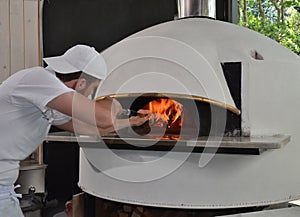 Pizza man portrait.baker