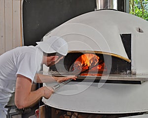 Pizza man portrait.baker