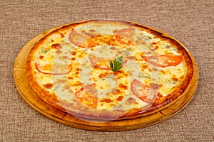 Pizza Margarita with cheese