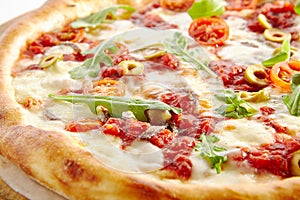 Pizza Marinara with Anchovy