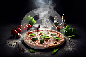 Pizza meal dinner food italiy