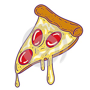 pizza nineties pop art