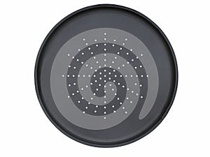 Pizza pan isolated on white