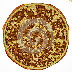 Pizza pepperoni is perfect for you to design your restaurant menus 3d rendering