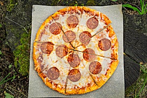 Pizza. Pizza pepperoni .