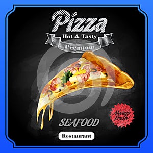 Pizza seafood